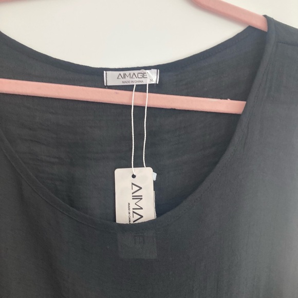 Black crochet pom pom trim coverup - Picture 6 of 10